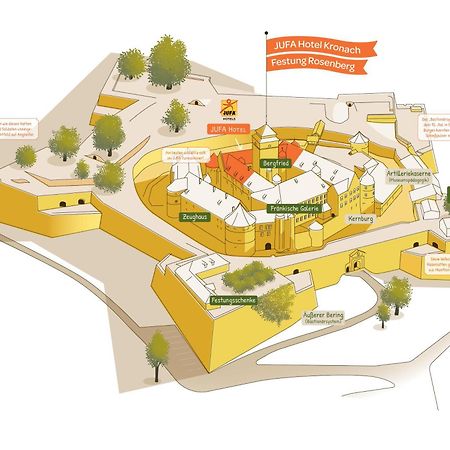 Jufa Hotel Kronach - Festung Rosenberg Kültér fotó